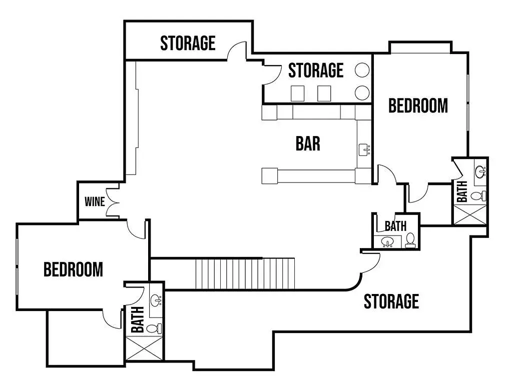 Lot 2 Basement Floor Plan