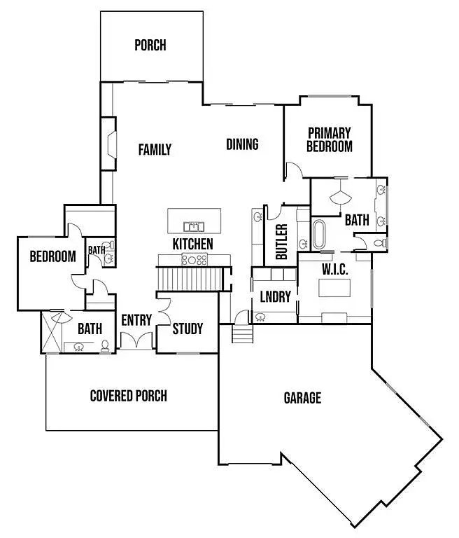 Lot 2 First Floor Rendering